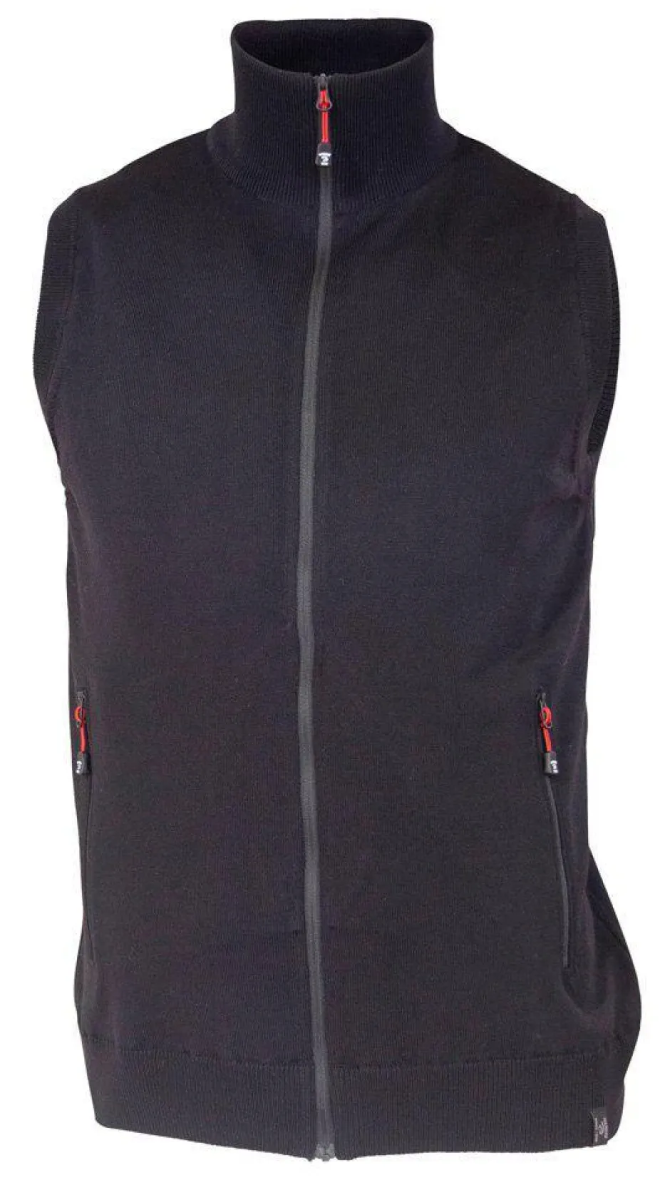 Ivanhoe of Sweden YORK VEST WINDBREAKER , 100% EXTRA FINE MERINOULL — BLACK Sale